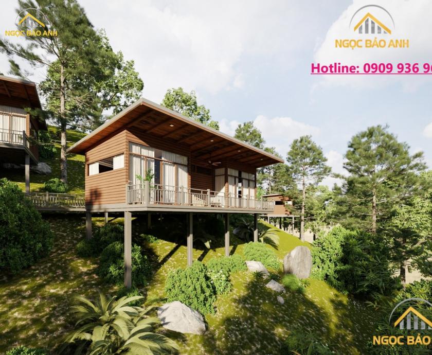 Thiết Kế Thi Công Bungalow Mũi Nai Hà Tiên