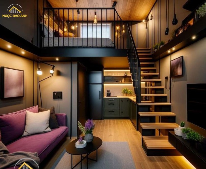 Nhà Gác Lửng Hiện Đại