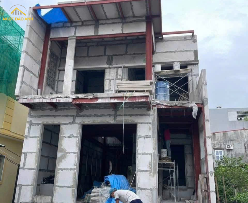 Nhà Khung Thép 5x15 2 Tầng