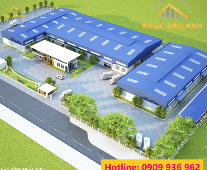 Thiết Kế Thi Công Xây Dựng Nhà Kho Tại Long An