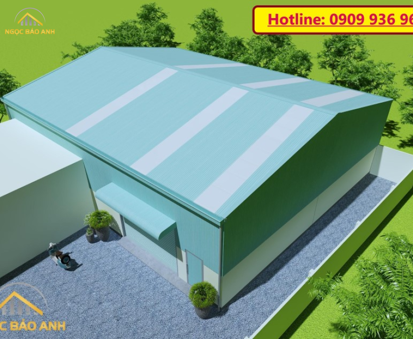 Thiết Kế Xây Dựng Nhà Kho Ở Long An
